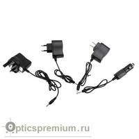 Комплект зарядного устройства с различными адаптерами для фонарей HelpLight