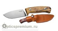 Нож LionSteel Hunting лезвие 90 мм фиксированное (рукоять - оливковое дерево)