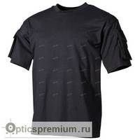 Футболка с карманами на рукавах MFH US T-Shirt