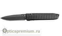 Нож LionSteel серии Daghetta лезвие 80 мм черное (рукоять - углеволокно и G10, чёрная)