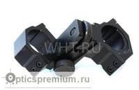 Кронштейн регулируемый для установки фонаря на прицел с трубкой 30/26 мм