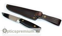 Нож Стриж, цельнометаллический клинок, рукоять микарта черная, сталь К340