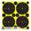Мишень бумажная Birchwood Shoot NC® Bulls-eye Target 80мм