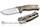 Нож LionSteel серии SR2 mini лезвие 78 мм (рукоять - титан, цвет бронзовый, в деревянной коробке)