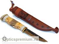 Классический лапландский нож Wood Jewel (рукоять со вставкой из зебрано)