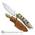 Нож LionSteel Hunting лезвие 90 мм фиксированное (рукоять - дерево кокоболо)