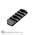 Планка Weaver на 5 слотов Magpul MOE Polymer Rail 5 Slots Moe Slot System - Black