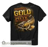Футболка мужская Buck Wear Gold in Them Gills